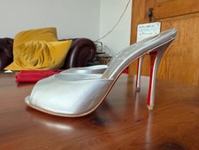 Louboutin Me Dolly 100 / 39,5 / High Heels / 11,5 cm / Mules / silber