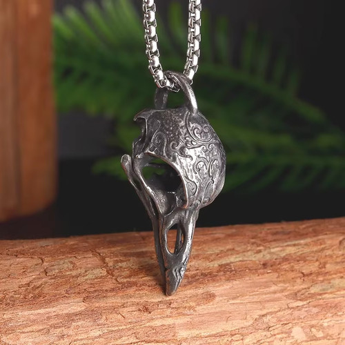 Raben skull anhänger - raben,