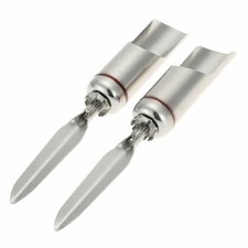 2Stk Rutenhalter Edelstahl Rutenständer Rutenauflage mit Erdspieß Waller DE