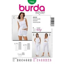 Burda Schnittmuster 7966 Super easy Damen Hose in verschiedenen Längen