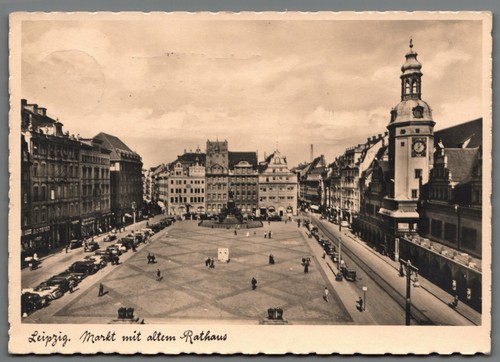 Leipzig markt altes rathaus - leipzig,