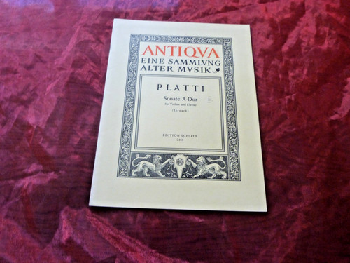 Platti sonate dur für - a-dur,