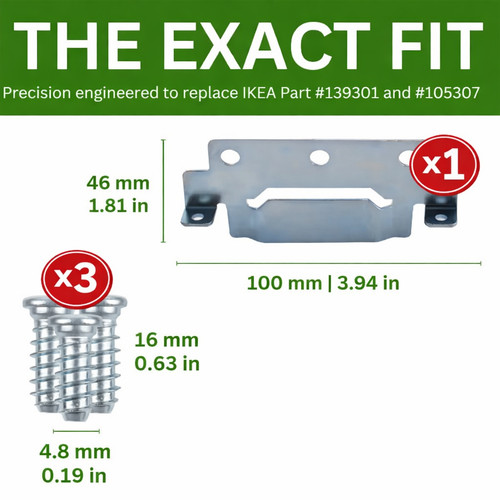 Ikea montageplatte 139301 - ikea,