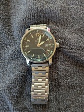 Herrenarmbanduhr, Edelstahl