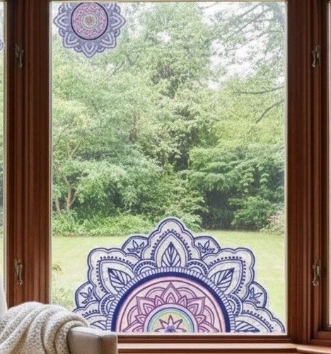 Fensterbild mandala - fensterbild,
