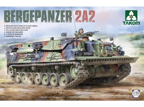 Takom bergepanzer 2a2 1 - bergepanzer, 1/35