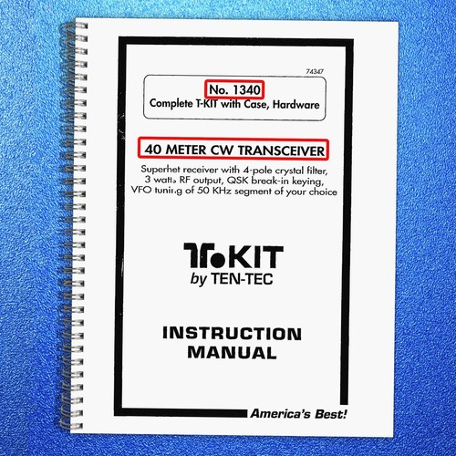 Ten tec 1340 meter cw - tec,