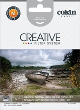 Cokin P121F, Verlaufsfilter, grau 2,Gradual Filter, ND8, 0.9, Full, 84x100mm,NEU