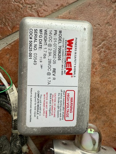 Whelen 0770062 strobe - whelen, 01-0770062-05
