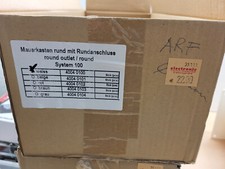 Mauerkasten rund weiß