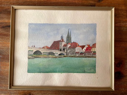 Regensburg wasserfarbe - regensburg,