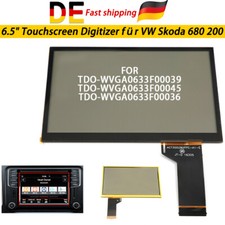6.5" Touchscreen Digitizer für VW Skoda MIB STD2 600 200 680 TDO-WVGA0633F00039