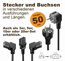 Stromkabel Kaltgerätestecker