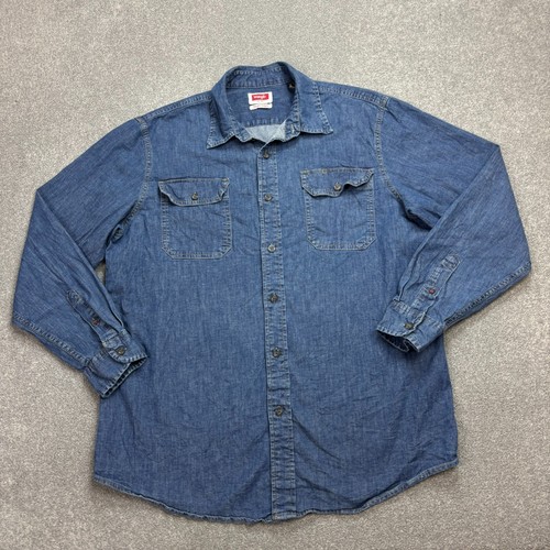 Wrangler jeanshemd erwachsene - jeanshemd,