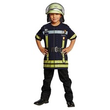 Spieleshirt Feuerwehr blau
