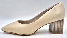 Tamaris 1-22412-28-418 Beige Gr. 38 Damen Leder Pumps UVP:69,90€ (S/3651)