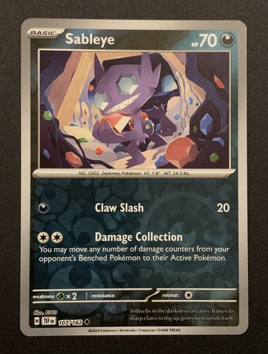 Sableye 107 162 - -,