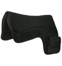 Westernsattelpad mit wasserdichten seitl. Packtaschen Sattelunterlage schwarz 