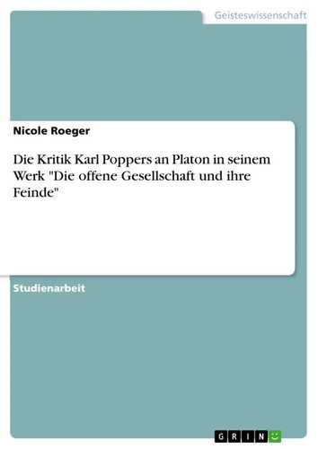 Die kritik karl poppers - karl,