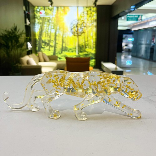 Deko leopard figur - leopard,