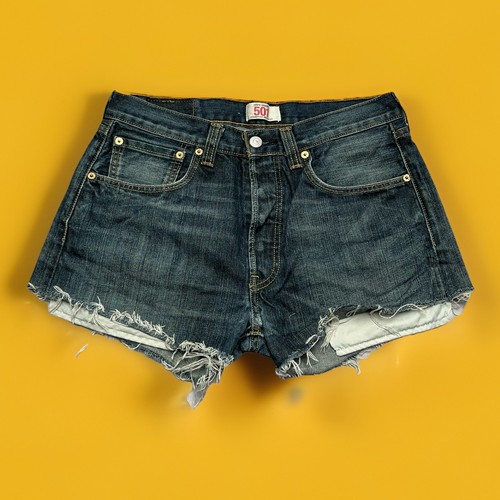 Levi 501 reworked hotpant - 501,