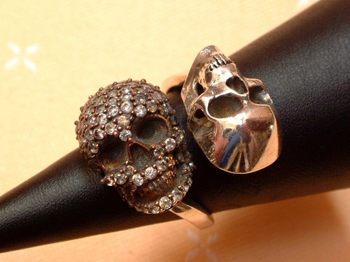 Designer totenkopf ring - ring,