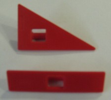 playmobil© Lineal Geodreieck rot 4324 Große Schule