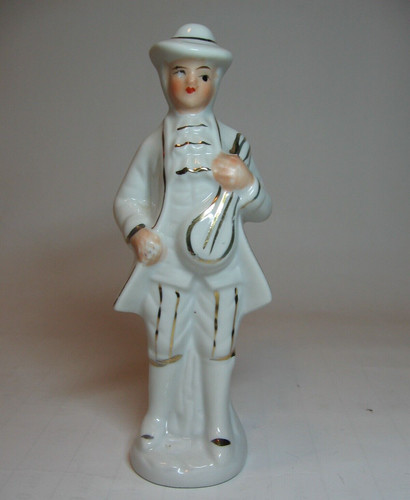 Porzellan figur musiker - figur, rokoko