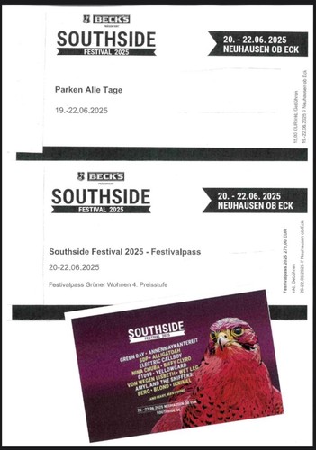 Southside ticket 2025 inkl - 2025,