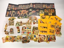 Glanzbilder Oblaten Motiv Kinder Märchen Engel alt und neu über 100 Stück