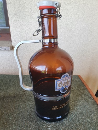 Bierkrug henkel flasche watzke - flasche,