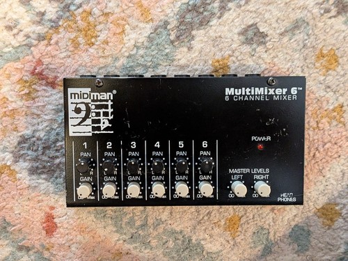 Midiman multimixer kanal - 6, 6