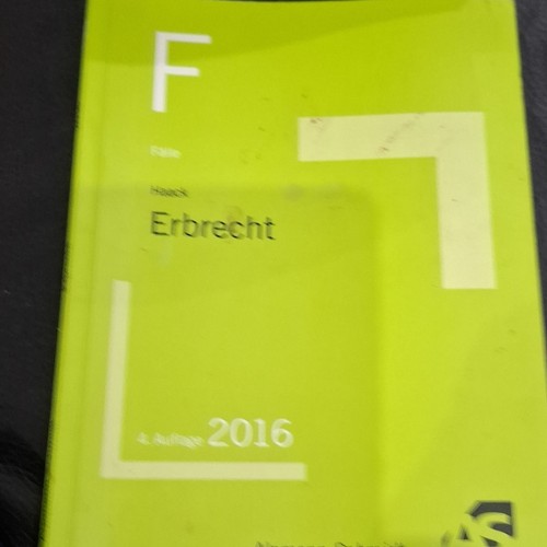 Alpmann buch erbrecht 2016 - erbrecht,