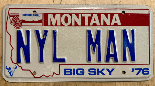 1976 montana vanity license - 1976,