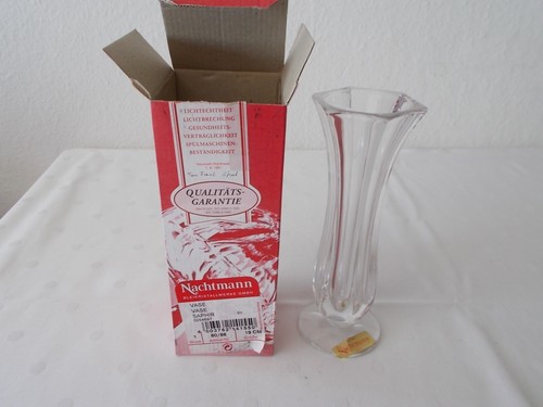 Nachtmann vase saphir 19cm - vase,