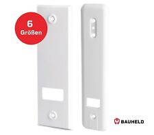 BAUHELD® Rolladengurt Abdeckung Gurtwickler Blende Unterputz Abdeckplatte Weiß 6