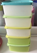 Tupperware 5 Gefrierbehälter Gefrierdose Kühles Lottchen 0,4 Liter grün