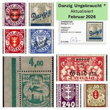 Danzig briefmarke ungebraucht - danzig,