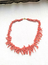 Korallen Collier Halskette Ast