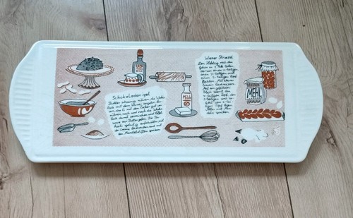 Vintage keramik kuchenplatte - keramik,