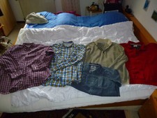 Bekleidungspaket Herren, XXL, 58, 2 Pullover, 3 Hemden, Sansibar