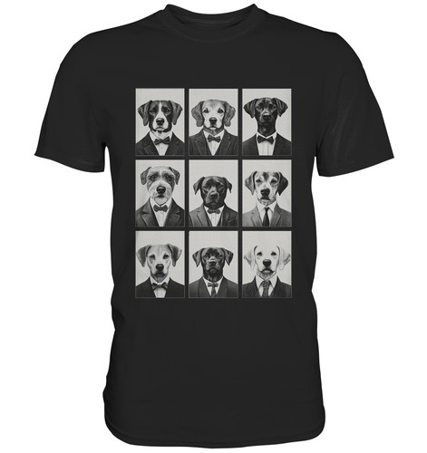 Hunde anzug shirt - anzug, t-shirt