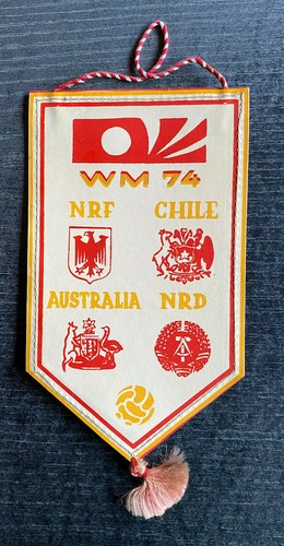 Wimpel 1974 deutschland - wm,
