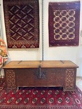 Flachdeckeltruhe Gotik 17 Jhdt. Prachtmöbel