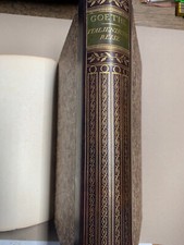 Goethe Italienische Reise Prächtiger Halbleder-Einband Insel-Verlag
