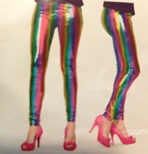 Sexy Damen Leggings Metallic