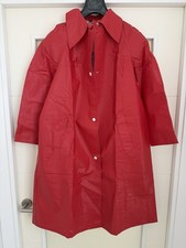 Retro Gummimantel Regenjacke