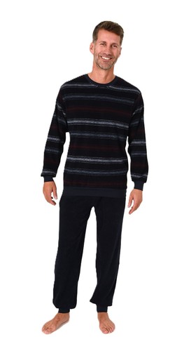 Herren frottee pyjama - frottee,
