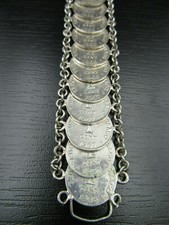 K51⭐⭐ Luxus Vintage Münzen Armband Armkette / 17 Münzen Münzarmband ⭐⭐