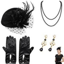 Fascinator damen schwarz - damen, 50er